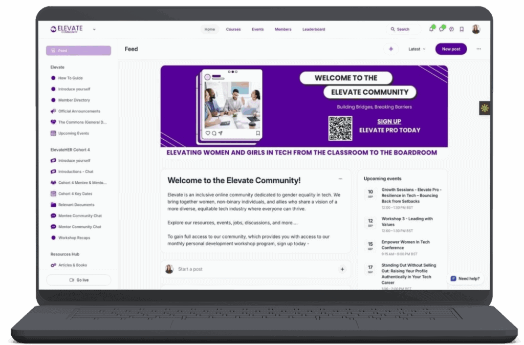 ElevateHER | Female Leadership Mentor Program | Halzak